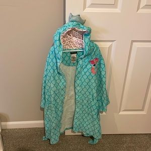 Girls mermaid bathrob